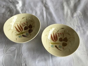 Set aus zwei Vintage Red Wing Keramik "Random Harvest" Salatschüsseln - Bild 1 von 6