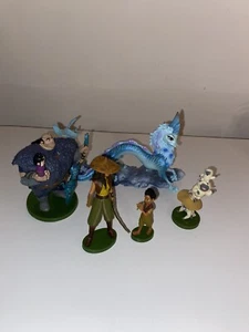 DISNEY STORE RAYA AND THE LAST DRAGON SET OF DELUXE 5 FIGURES PLAYSET - Picture 1 of 2