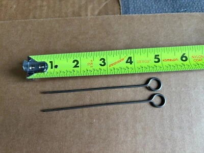 Antenne a filo (2) da latta vintage giocattoli spaziali o robot cane spaziale elefante ecc - Immagine 1 di 2