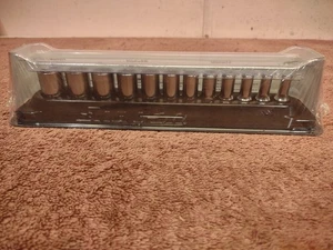 New!! Snap-on Tools USA 12pc 1/4" Drive METRIC 6pt Semi-Deep Socket Set 112TMMSY - Foto 1 di 3