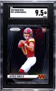 2024 Panini Prizm #347 Jayden Daniels RC SGC 9.5 Mint+ Rookie Card - Bild 1 von 2