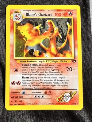 Blaine's Charizard 2/132 Gym Challenge Holo - Image 1 of 4