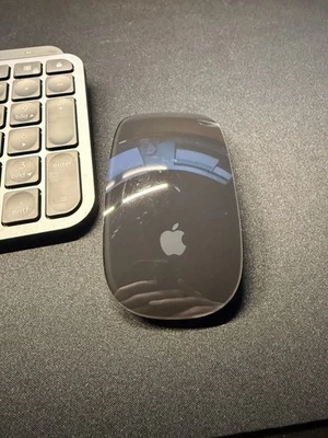 Apple Magic Mouse Multitouch-Maus - Schwarz (MMMQ3Z/A) - Bild 1 von 4