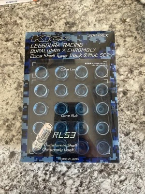 KYO-EI LEGGDURA RACING SHELL TYPE LOCK & NUT SET M12 X P1.25 (RL53) RL53-13U - Image 1 of 4