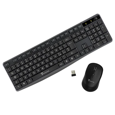 KIT TASTIERA + MOUSE WIRELESS TECHMADE TM-KM001 BLACK