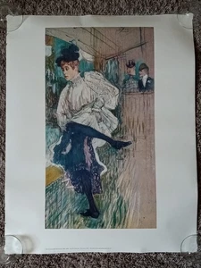 TOULOUSE-LAUTREC JANE AVRIL DANCING POSTER ART PRINT LITHOGRAPH SHOREWOOD 1168 - Picture 1 of 5