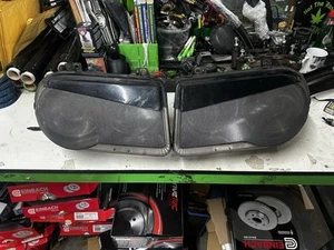 Chrysler 300c Front Mad Eyes Angry Eyes Brows Headlights pair 2005 - Picture 1 of 7