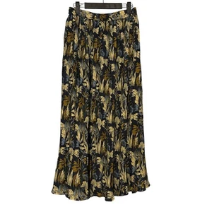 Advantage by Mary Jayne Maxi Skirt OS Blue & Tan NWOT - Picture 1 of 4