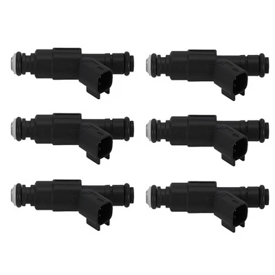 Juego de inyectores de combustible de 6 piezas para Pontiac Torrent 3,4 L 2006-2009 M1077 4 orificios Foto 1 de 4