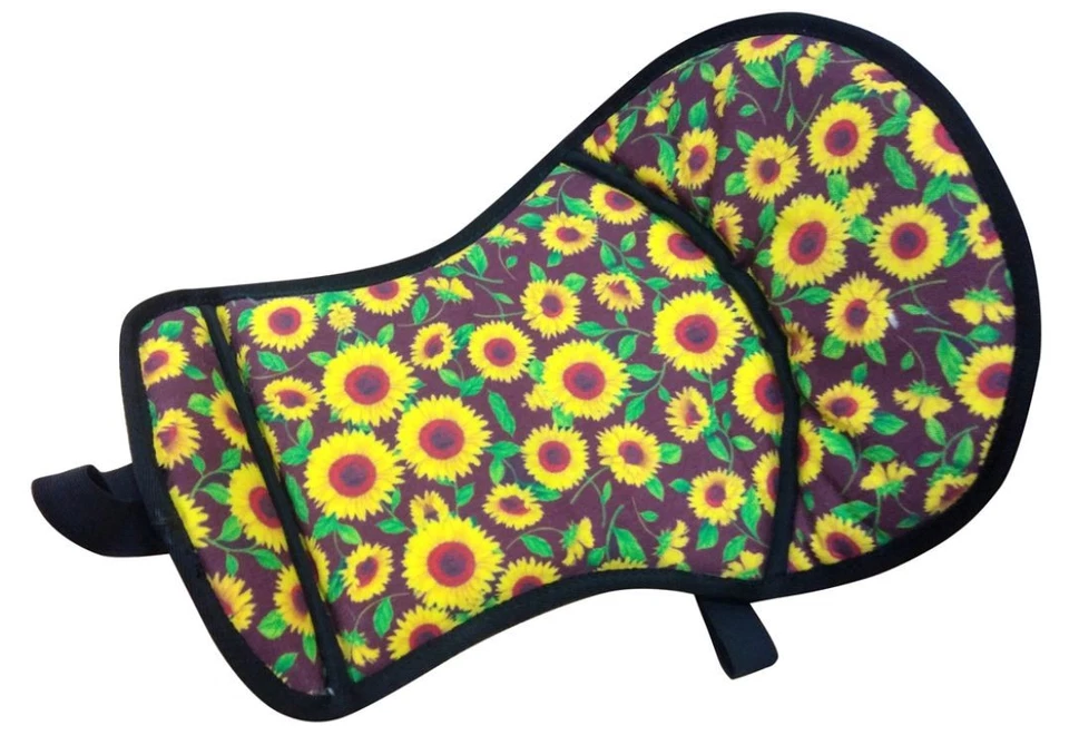 Showman Sunflower Print Seat Saver w/ Fleece Bottom - Image 1 of 1