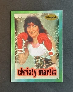 1996 Ringside Boxing Christy Martin #55 Rookie RC Christy Movie Sydney Sweeney - Bild 1 von 2