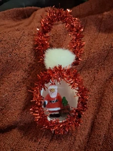 Diorama Uovo Vero Artigianale Ornamento Babbo Natale 🎅 - Foto 1 di 2