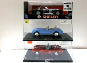 New-Ray 1/32 1966 Shelby Cobra 427 S/C Set Of 3 - Picture 1 of 9