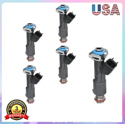 5pcs Fuel Injector For 2009-2012 Chevrolet Colorado GMC Canyon 2.9L 3.7L L5 US - Imagem 1 de 4