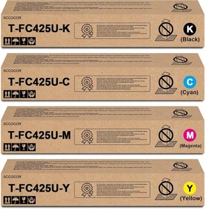 TFC425U Toner für Toshiba E Studio 2525AC 3025AC 5525AC 6525AC 4er Pack KCMY Neu - Bild 1 von 4