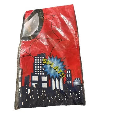 Cubierta de mesa de plástico Spiderman fiesta de cumpleaños... nuevo sellado Spider-Man Foto 1 de 2