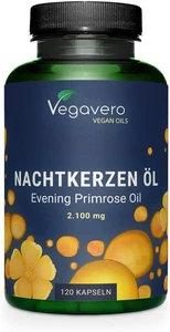 Olio Enotera Spremuto a freddo 120caps 11% 2100 mg VegaVero SPEDIZIONE GRATUITA - Foto 1 di 10