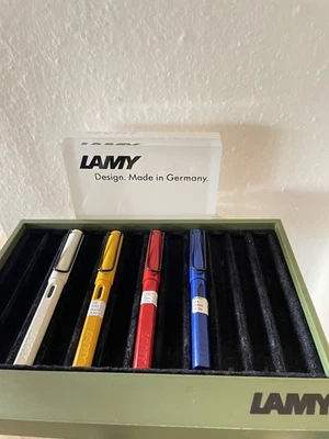 Lamy Tintenroller Vintage 80-90 Jahre 4 x Lamy Safari Tintenroller W. Germany - Bild 1 von 4