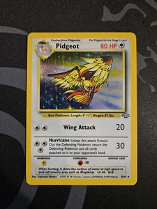 Pidgeot 8/64 Jungle Unlimited Holo raro quasi nuovo - Foto 1 di 6
