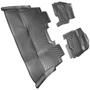 Alfombrillas delanteras y traseras de goma para Ford F-150 Super doble cabina 2015-2025 - Imagen 1 de 19