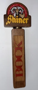 Rubinetto birra Shiner Bock vintage manico tiraggio legno uomo grotta 11,25" - Foto 1 di 4