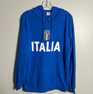 Official Italia Soccer/Football/Rugby FIGC Hoodie Sweatshirt Made In Italy Gr. Lg - Bild 1 von 11