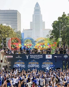 Los Angeles Dodgers 2025 World Series Champions Parade 8x10 MLB Baseball Foto - Bild 1 von 1