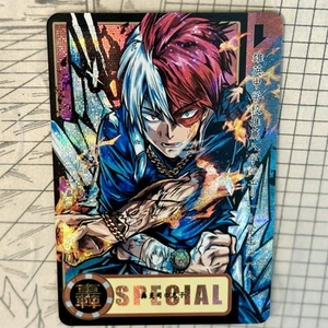 2024 Holo Foil Shoto Todoroki My Hero Academia Street Wear Tattoo Drip Card MHA - Picture 1 of 12