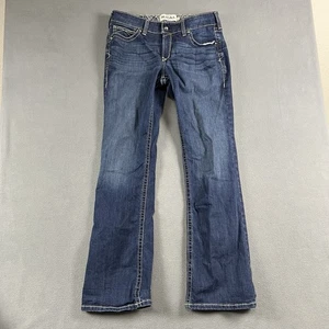 Ariat Jeans Damen 32L Blau Spitfire Bootcut Mid Rise Stretch Western Cowgirl - Bild 1 von 10