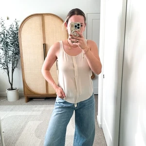 L'agence Tanktop Champagner Reva Seide - Bild 1 von 8