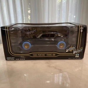 RARE Greenlight 1980 Pontiac Trans Am Smokey & The Bandit 2 BLUE TIRES CHASE - Picture 1 of 14