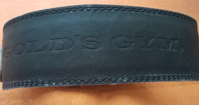 Cinturón de Levantamiento de Pesas de Cuero Gold's Gym Acolchado de Espuma Unisex Talla L/XL Foto 1 de 4