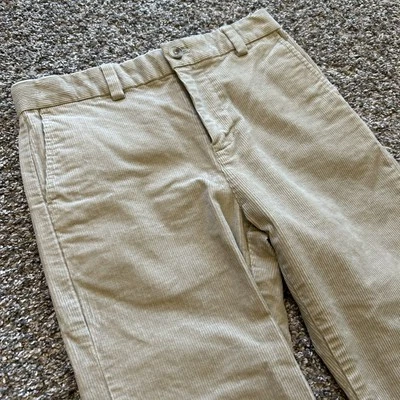 Vineyard Vines Niños 10 Tostado Pana Pierna Recta Pantalones Juveniles Primavera Otoño Clásico Foto 1 de 4