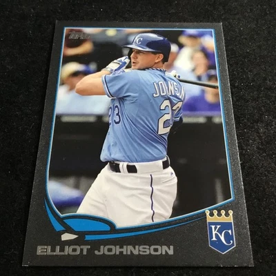 2013 Topps Update Black #US217 Elliot Johnson #50/62 Kansas City Royals - Image 1 of 4