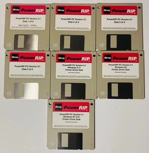 Birmy PowerRIP PC Version 3.1 (1994) 7-Disk Set + Printer Drivers, RIP Software - Picture 1 of 17