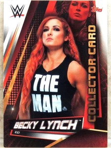 WWE TOPPS SLAM ATTAX UNIVERSE 2019 BECKY LYNCH COLLECTOR WRESTLING CARD CC1 - Picture 1 of 3