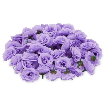 Mini cabeças de flores artificiais de seda lavanda para artesanato, decorações (2 pol, 75 - Imagem 1 de 4