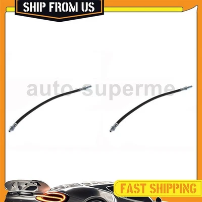 Manguera hidráulica de freno delantera 2x para Jaguar XJ6 4,0 L 1990-1997 piezas centradas Foto 1 de 4