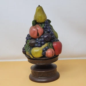 Vintage Ceramic Fruit Topiary Decor Majolica Style Centerpiece - Picture 1 of 10