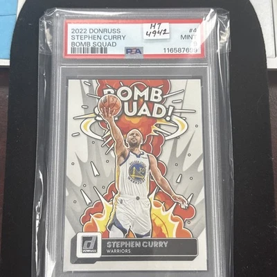 2022 DONRUSS STEPHEN CURRY BOMB SQUAD PSA 9 - Image 1 of 2