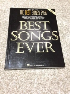 BEST SONGS EVER 6TH EDITION BOOK PIANO VOCAL GUITAR HAL LEONARD 1986 - Bild 1 von 7