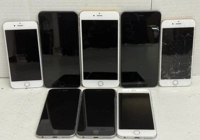 (Lote de 8) Apple iPhone 6 y 6+ plus gris espacial/plateado/dorado - AT&T/Verizon Foto 1 de 4
