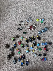 Large Lot Of LEGO Mini figures Mini Figs Mixed Sets Parts People Accessories  - Picture 1 of 6