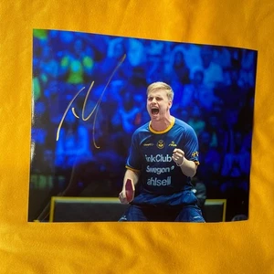 Truls Möregårdh Autographed Signed Photo Table Tennis Player 8*10 Rare 2025d - Picture 1 of 1