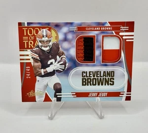2025 Panini Absolute JERRY JEUDY Gold Duel Patch - Tools Of The Trade Browns /49 - Bild 1 von 2
