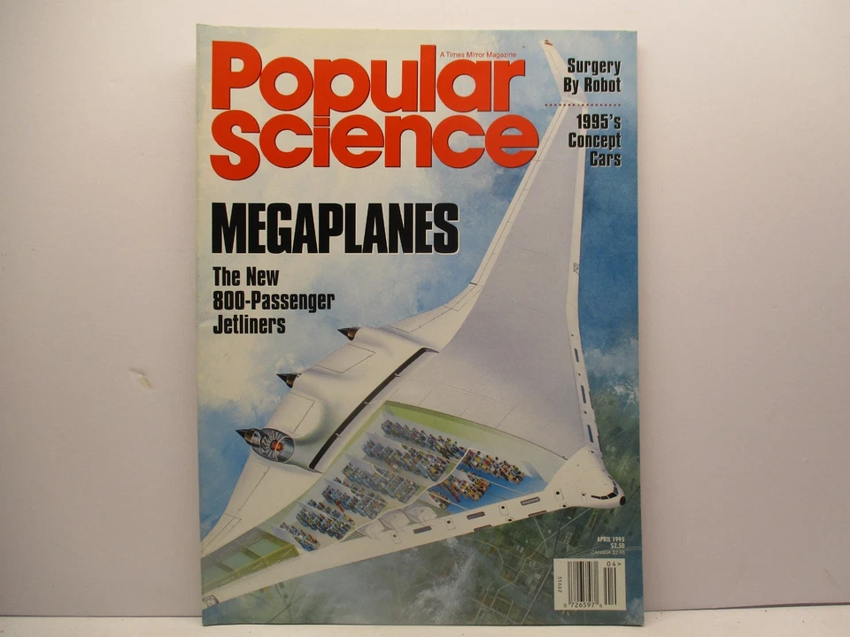Apr 1995  Popular Science Magazine Vintage Home Office Ozone Technology Computer - Image 1 of 1