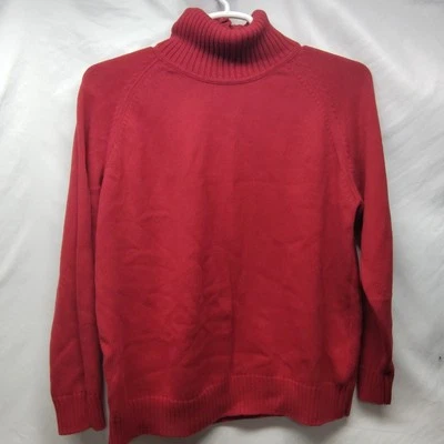 Pria 2X Women's red cotton turtleneck retro 80's-90's classic tv show - Image 1 of 4