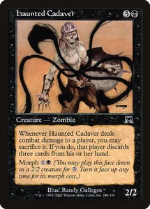 (4x) HAUNTED CADAVER - Onslaught – MTG Magic the Gathering Card - Common - Picture 1 of 5