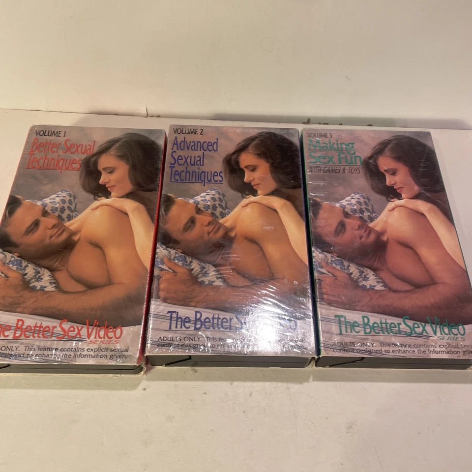 Better Advanced SEXUAL TECHNIQUES (VHS Volumes 1 & 2 & 3 Better Sex Video Series - Image 1 of 4