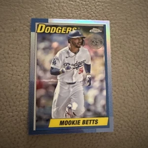 2025 Topps Chrome Mookie Betts 1990 Baseball #90CB-8 Dodgers - Bild 1 von 2